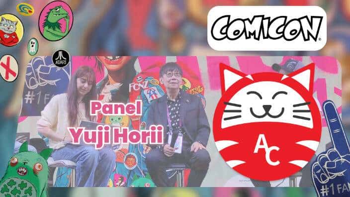 Yuji Horii no Napoli Comicon 2025: O criador de Dragon Quest em painel e entrevista