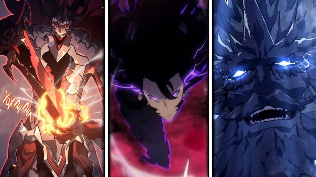 Sung Jin Woo vs Antares: A Batalha Épica em Solo Leveling