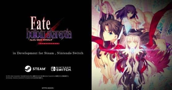 Fate/hollow ataraxia Remastered será lançado em 2025